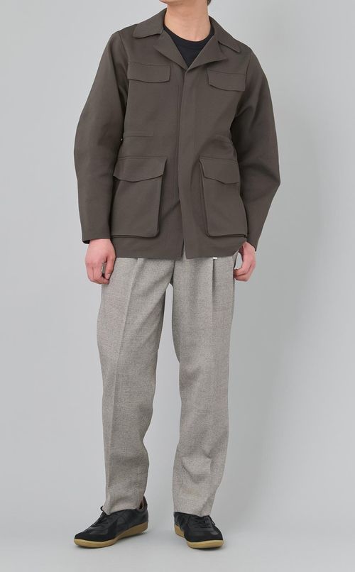 ニットミリタリーブルゾン