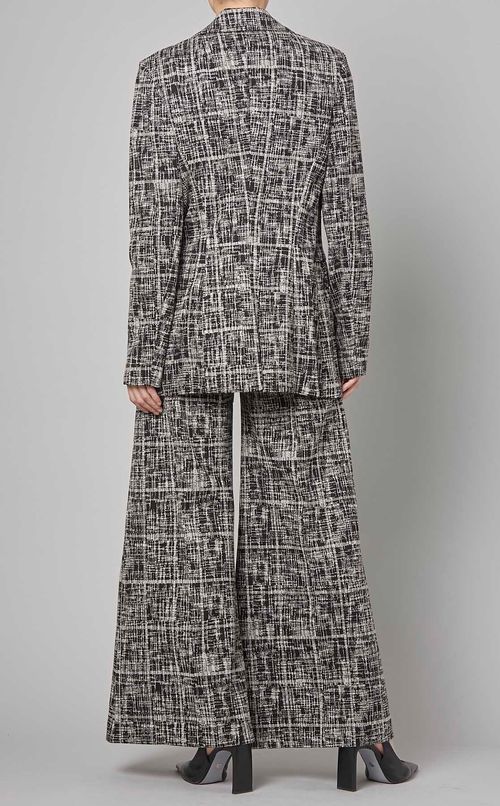 チェックジャガードテーラードジャケット