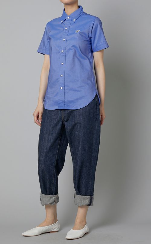 ボタンダウンハーフスリーブシャツ