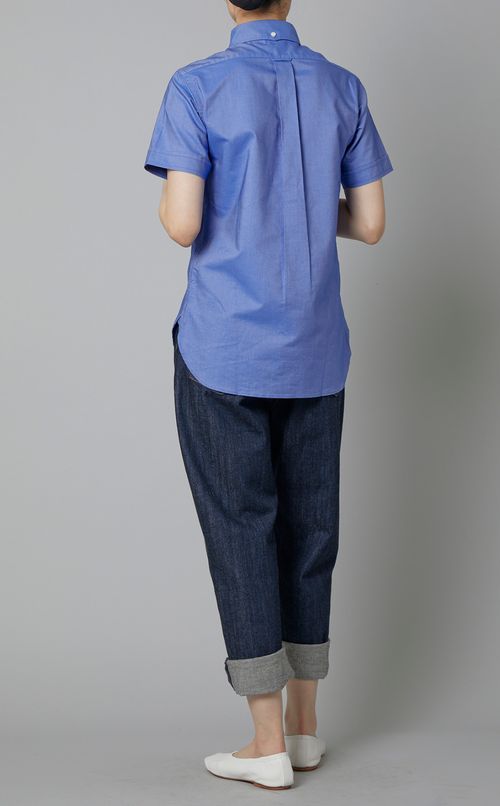 ボタンダウンハーフスリーブシャツ