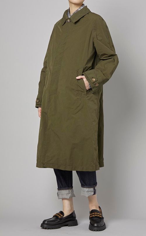 シングルタフタロングコート
