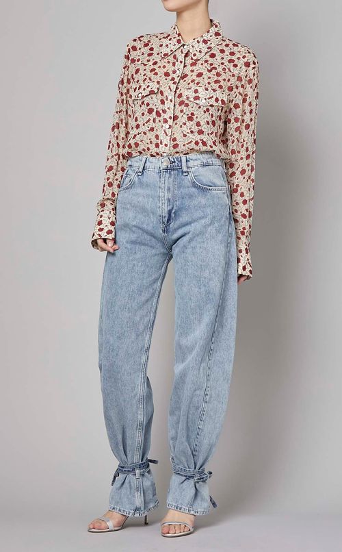 2wayライト5ポケットデニムパンツ