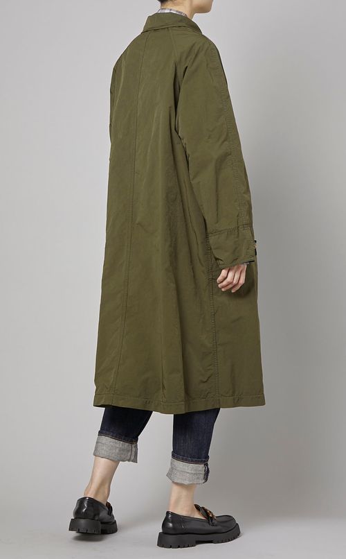 シングルタフタロングコート