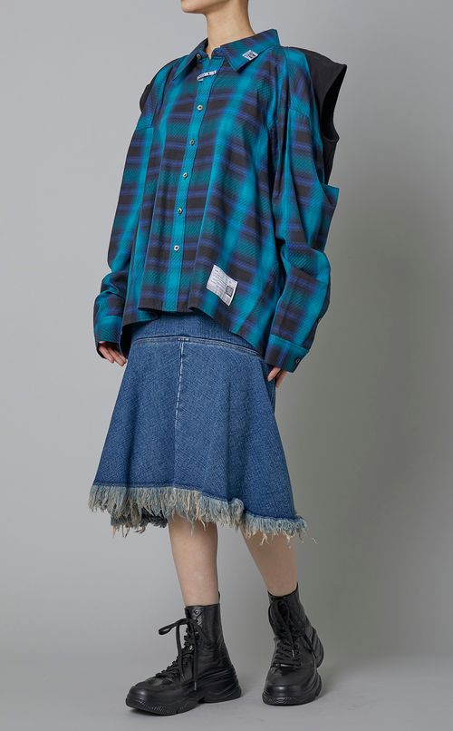 ストレッチデニムマーメイドスカート