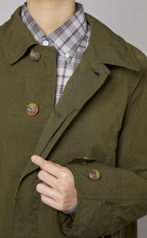 シングルタフタロングコート