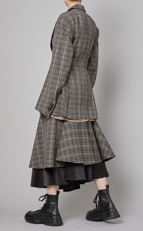 ランダムチェックジャケット