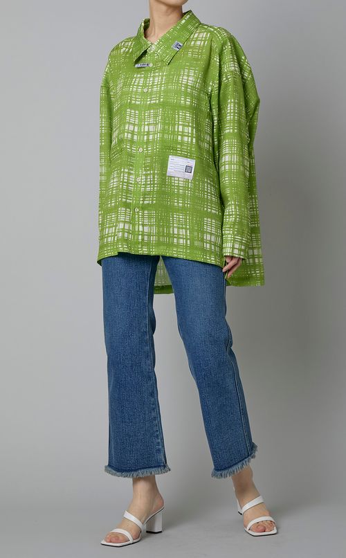 ストレッチデニムクロップドパンツ