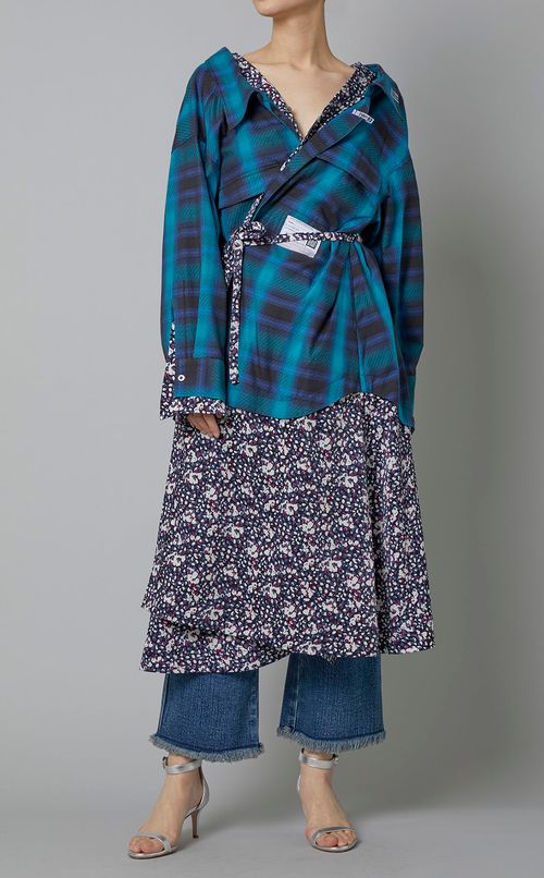 ストレッチデニムクロップドパンツ