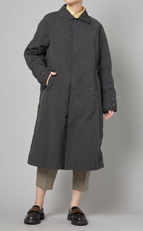 ステンカラーロングコート