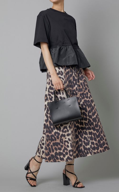 型押しロゴミニショルダーバッグ