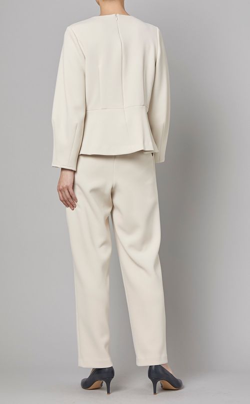 パールピン付ストレッチブラウス