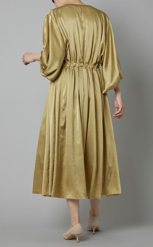 【別注】草木染めギャザーワンピース