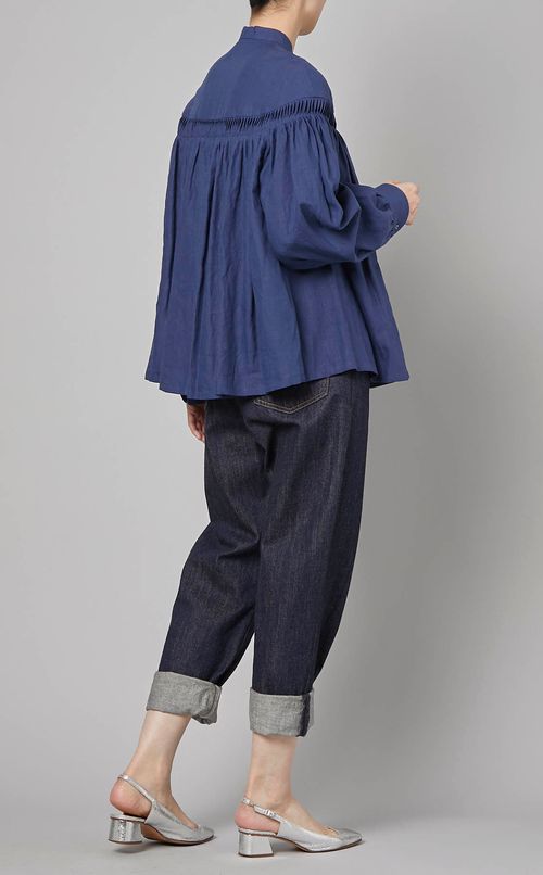 リネンタックブラウス