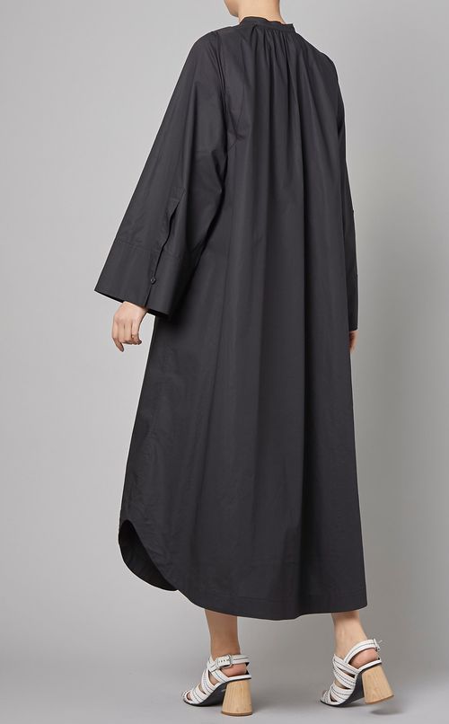 コッ卜ンワイドカフシャツワンピース