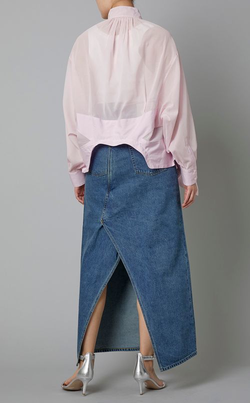 シアーコットンボイルシャツ