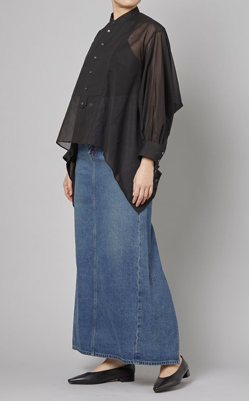 シアーコットンボイルシャツ