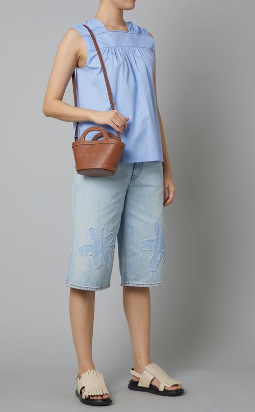 ノースリーブギャザートップス