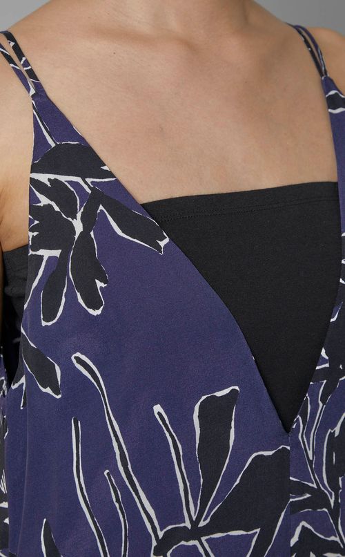 ボタニカルプリントオールインワン