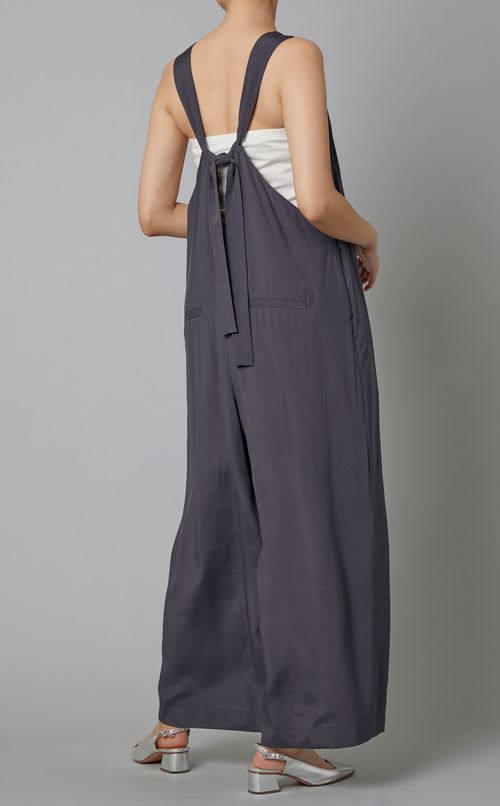 バックリボンオールインワン