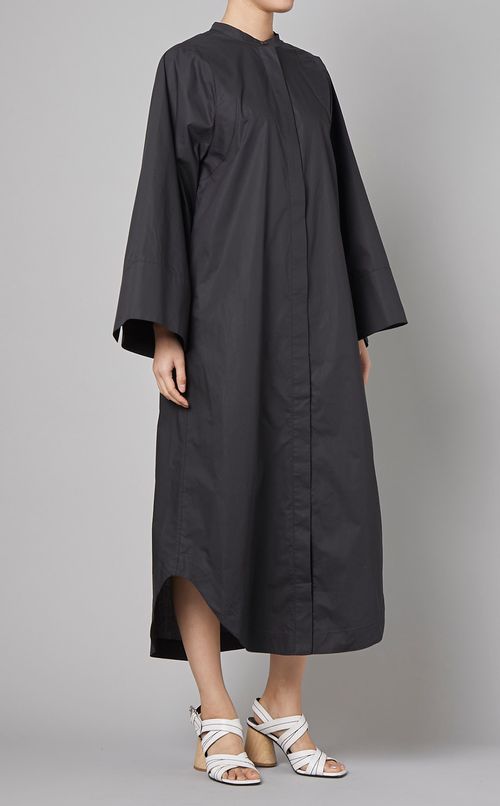 コッ卜ンワイドカフシャツワンピース