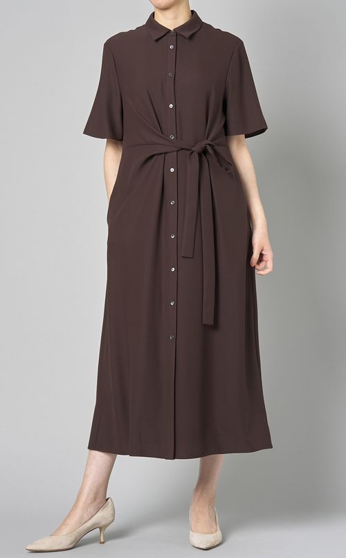 デザインシャツワンピース