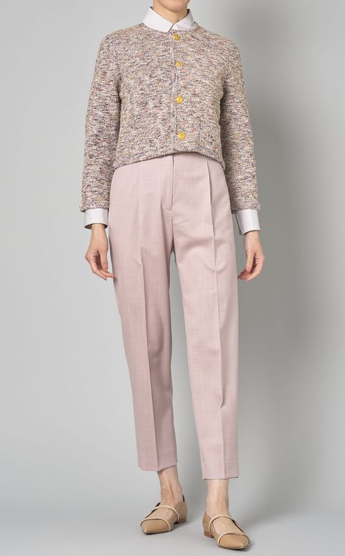 ツイードニットクルージャケット