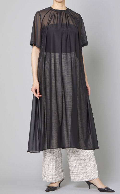 レースレイヤードシアードレス