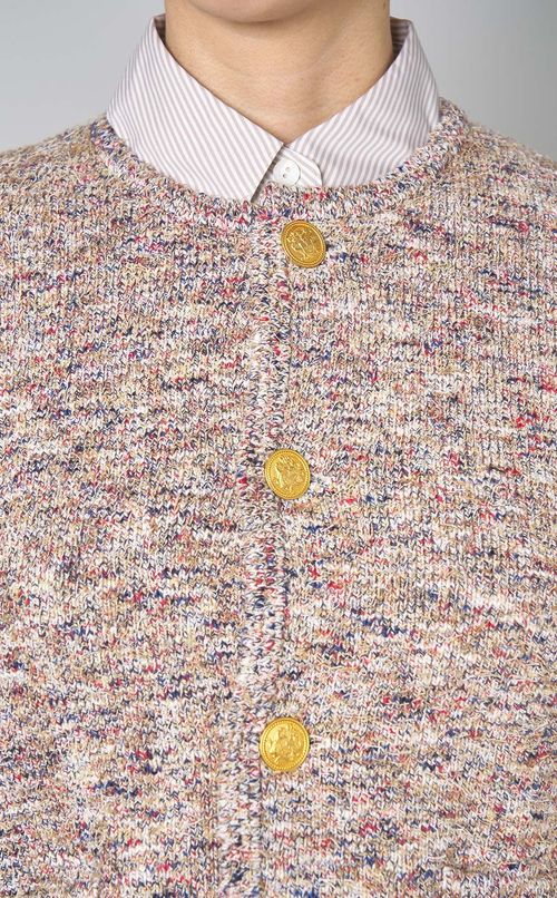 ツイードニットクルージャケット