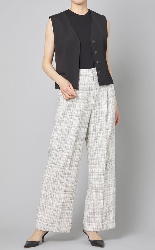 スリーブレスニットプルオーバー