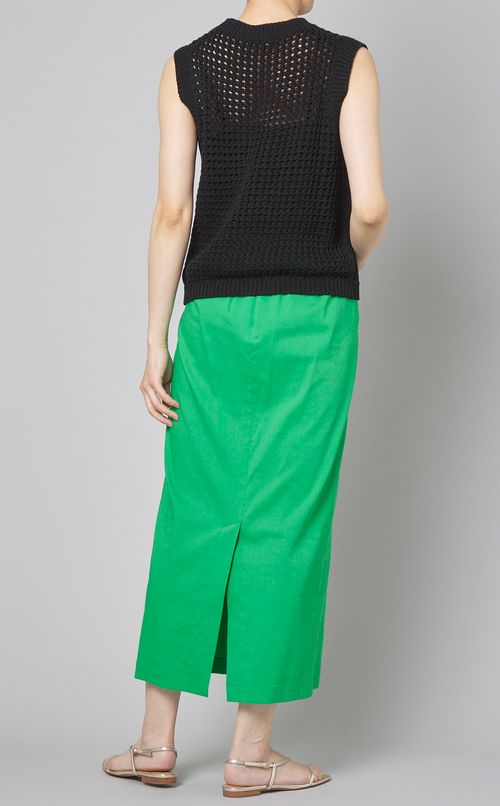 ツイストクルーネックニットベスト