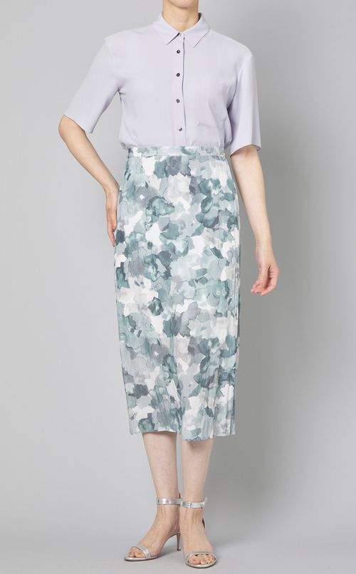 ノットディティールシャツブラウス