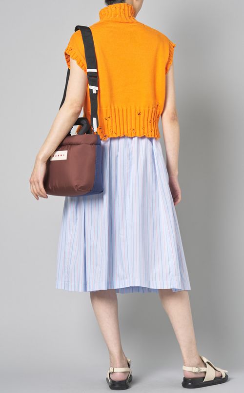 ナイロンパッファーミニトートバッグ