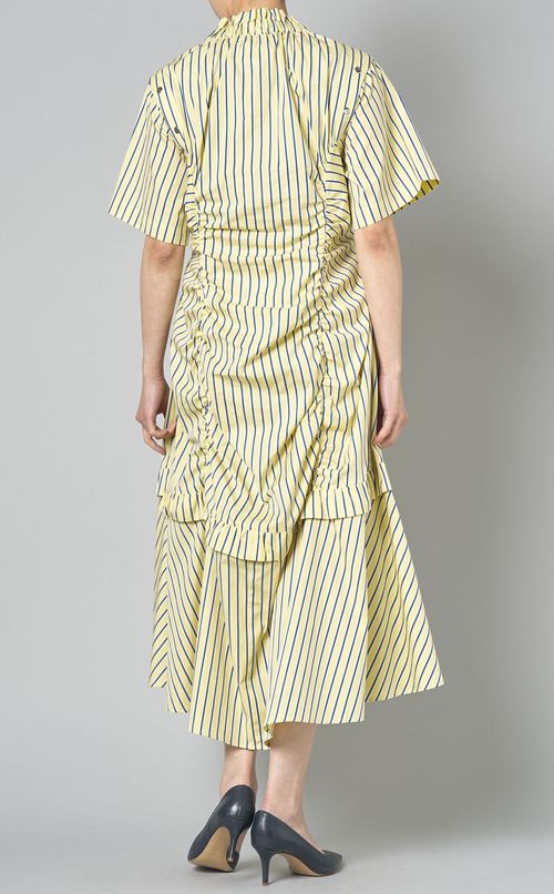 コットンストライプ2wayワンピース