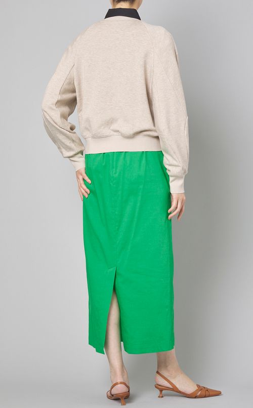 クルーネックニットプルオーバー