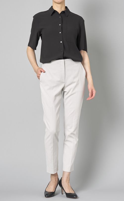 ノットディティールシャツブラウス