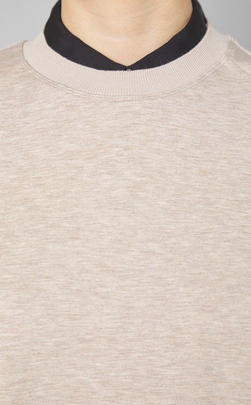 クルーネックニットプルオーバー