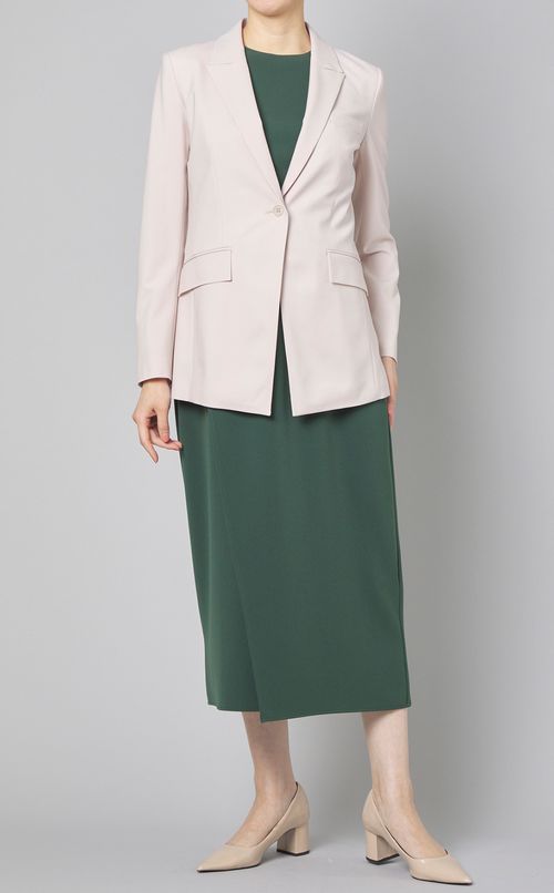 ノースリーブレイヤードワンピース