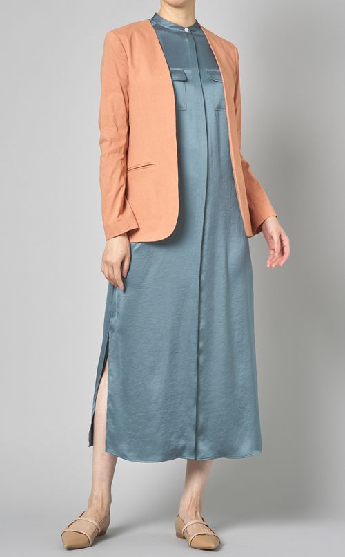 ストレッチノーカラージャケット