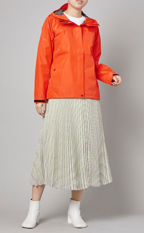 フーデットフロントジップブルゾン