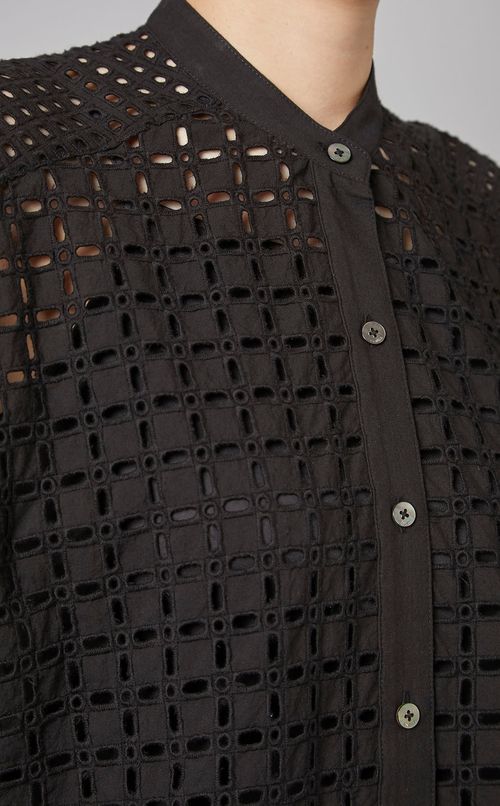 スクエアレースブラウス