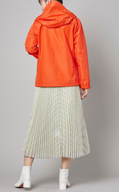 フーデットフロントジップブルゾン