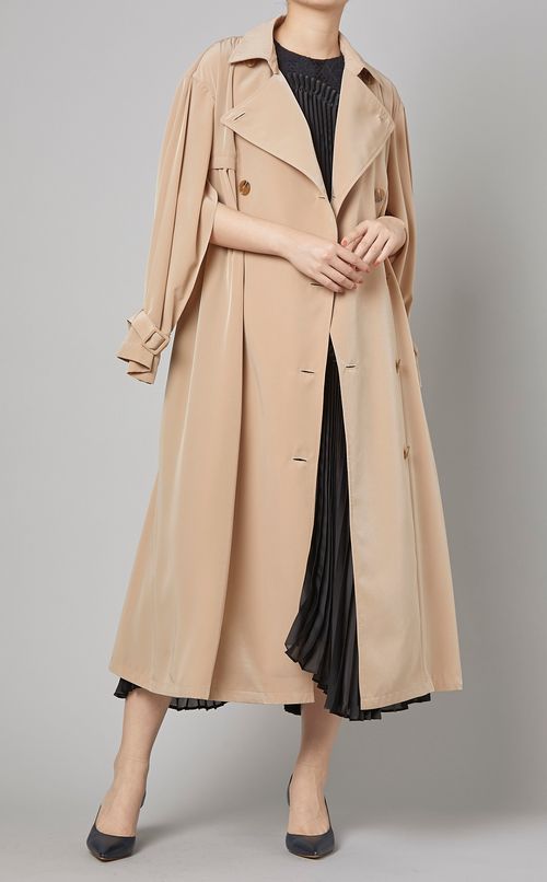 ダブルアコーディオンプリーツワンピース