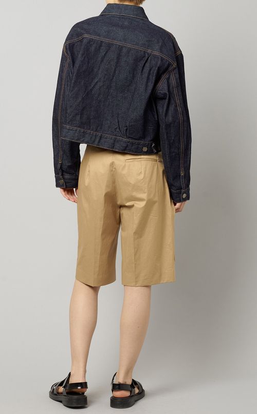 ショート丈デニムジャケット