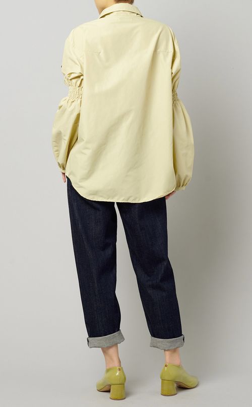 ギャザースリーブブラウス