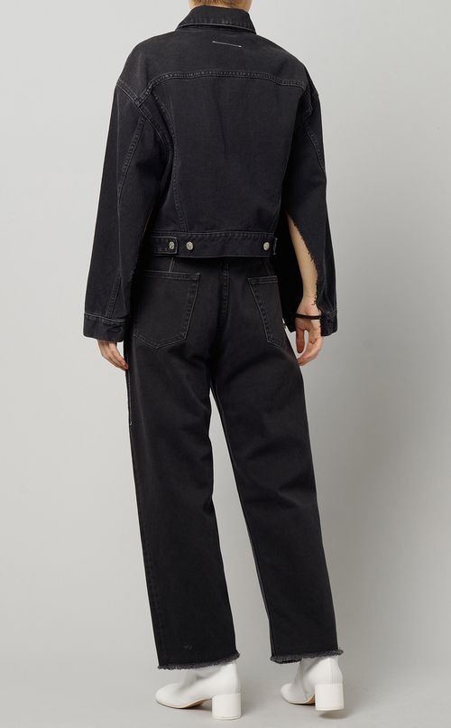 スリットスリーブデニムジャケット