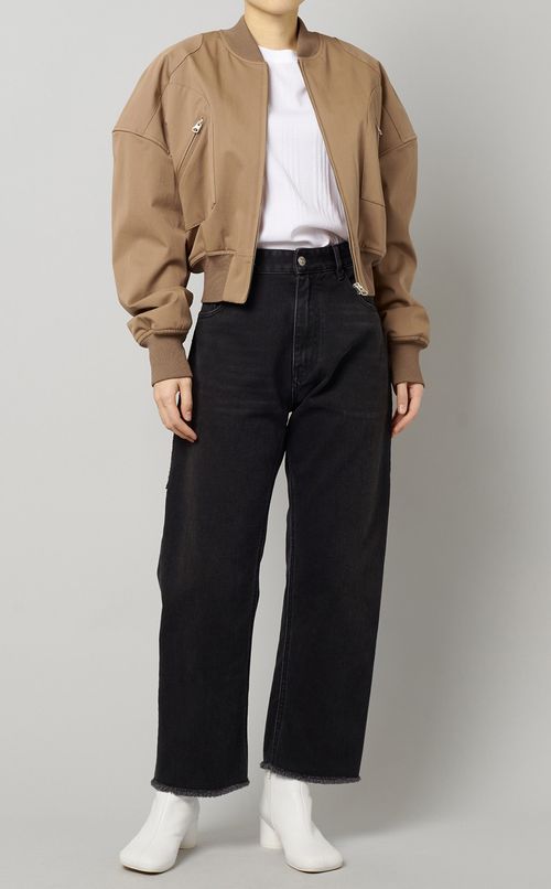 カットオフデニムパンツ