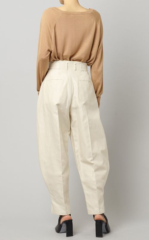 コットンリネンコクーンパンツ