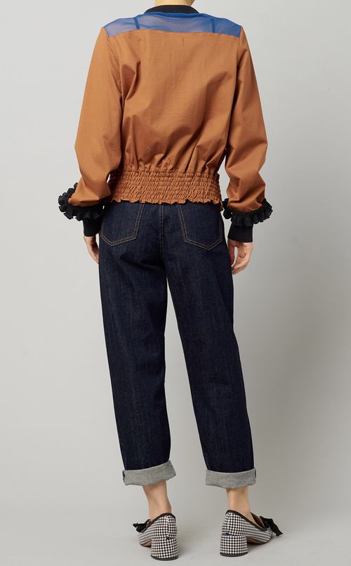 ギャザーフリルカーディガン