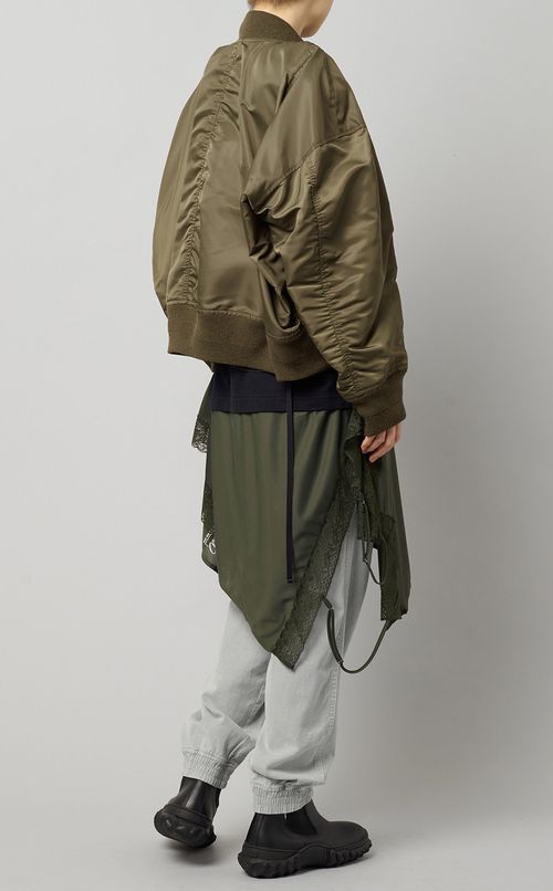ワイドスリーブMA-1ジャケット