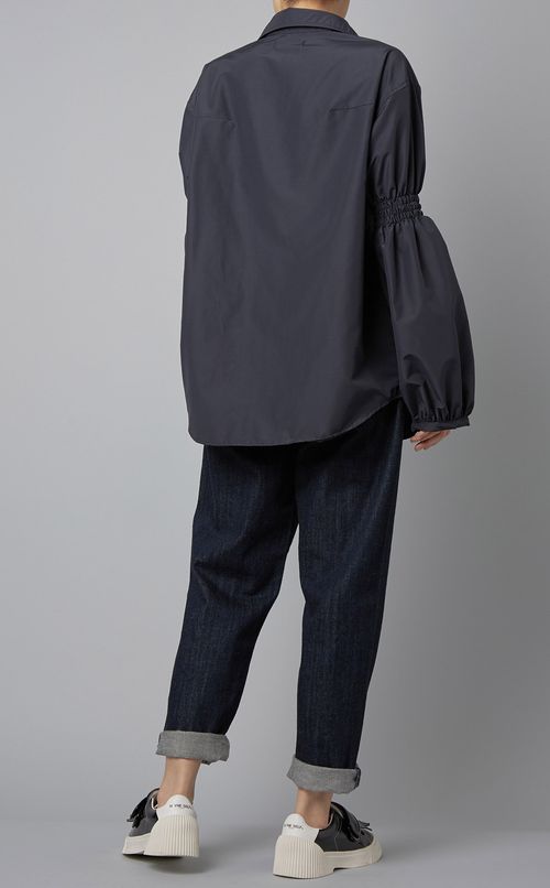 ギャザースリーブブラウス